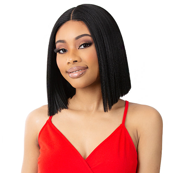 Shake N Go Legacy Human Hair Blend HD Lace Front Wig - FLORA 