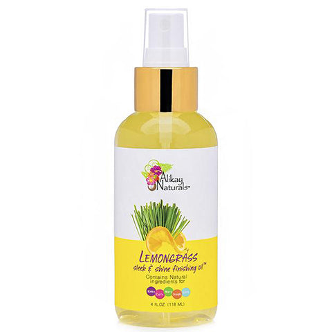 Alikay Naturals Lemongrass Sleek and Shine Finishing Oil 4oz