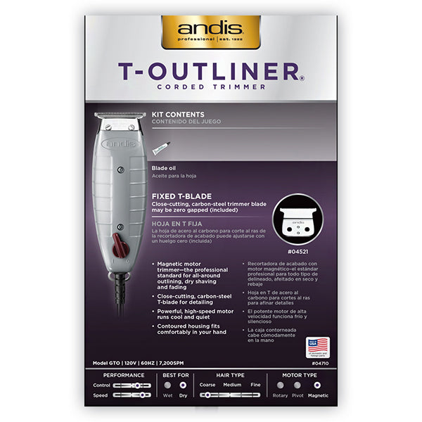 Andis T-Outliner Corded Trimmer #04710