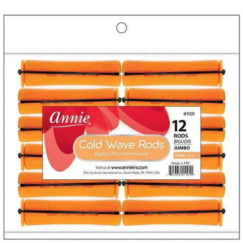 Annie #1101 Cold Wave Rods - Jumbo Tangerine 12PK