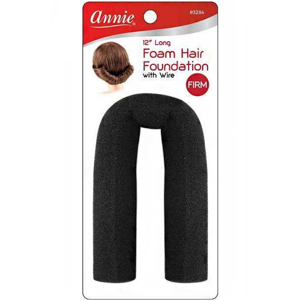 Annie #3284 Foam Hair Foundation 12\" Long with Wire  - Firm