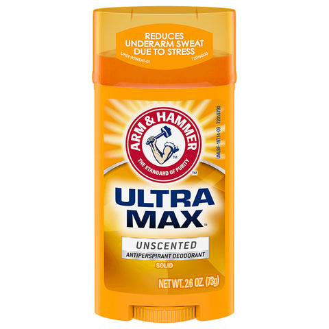 Arm & Hammer Ultra Max Antiperspirant Deodorant - Unscented 2.6oz