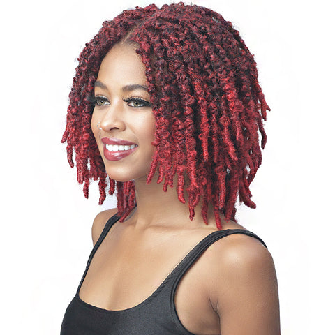 Bobbi Boss Hair 4x4 Frontal Lace  Wig MLF613 CALIF BUTTERFLY LOCS 12