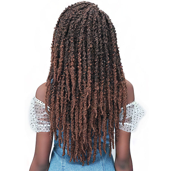 Bobbi Boss Hair 4x4 Frontal Lace  Wig MLF615 CALIF BUTTERFLY LOCS 26