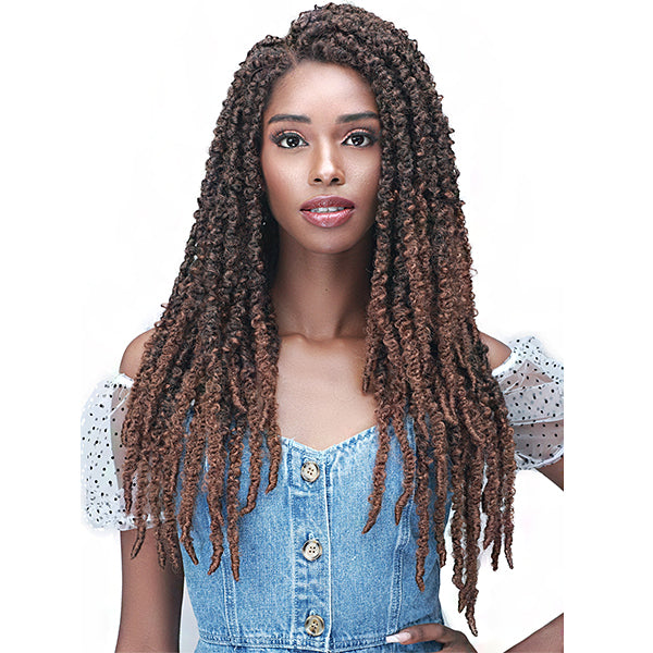 Bobbi Boss Hair 4x4 Frontal Lace  Wig MLF615 CALIF BUTTERFLY LOCS 26