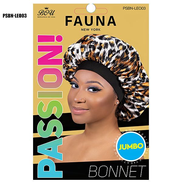 Bou Fauna New York Passion Silky Satin Bonnet Jumbo