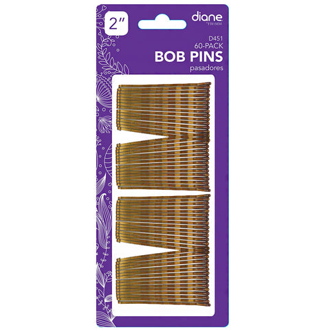 Diane #D451 Bob Pins Bronze 60PK 2\"