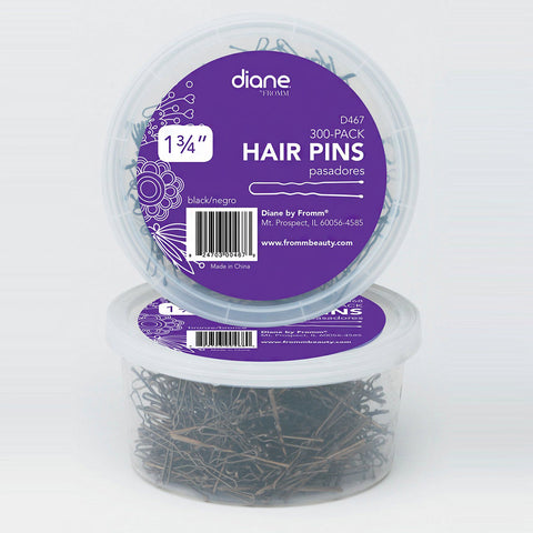 Diane D467 Hair Pins 1-3\/4\" Black 300-Pack