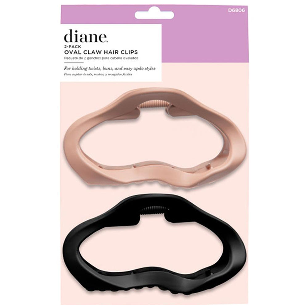 Diane D6806 Oval Claw Hair Clips