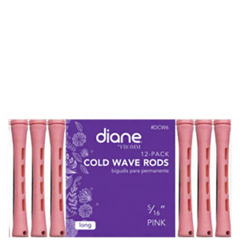 Diane #DCW6 Cold Wave Rods 5\/16\" Pink 12PK