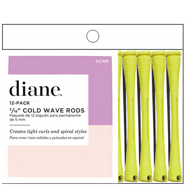 Diane #DCW8 Cold Wave Rods - 3\/16\" Yellow 12PK