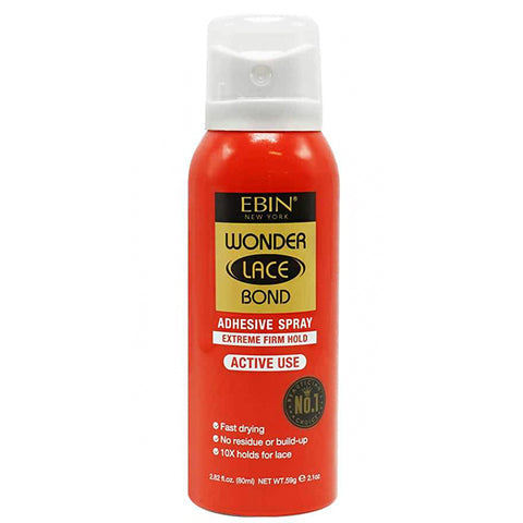 Ebin New York Wonder Lace Bond Adhesive Spray Extreme Firm Hold 2.7oz