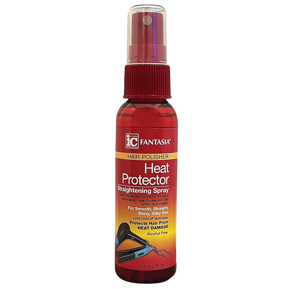 Fantasia IC Hair Polisher Heat Protector Straightening Spray 2oz