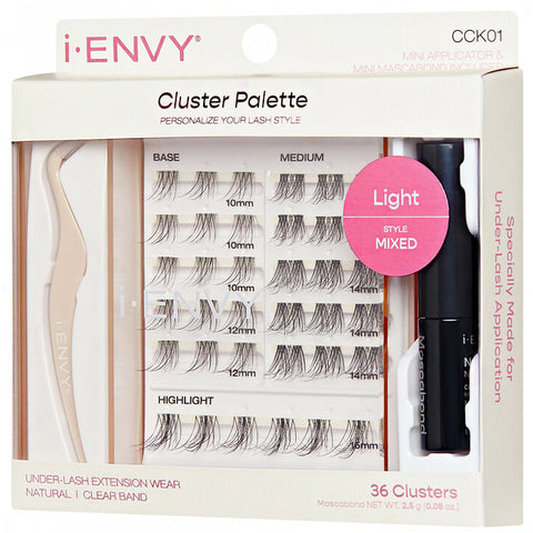 I-Envy Kiss CCK01 Cluster Palette Eyelash Kit - Light