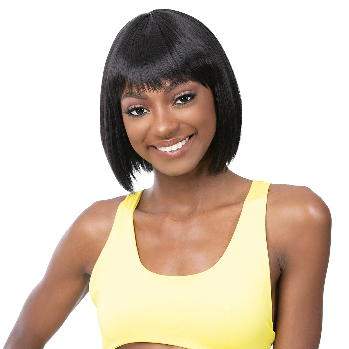 Its a wig Synthetic Wig - BOB BANG 10