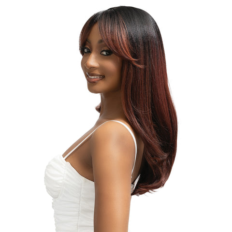 Janet Collection Melt Human Hair Blend 360 13x6 Glueless HD Lace Frontal Wig - BATA