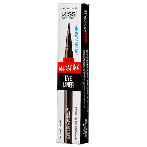 Kiss New York KD01 All Day Ink Eye Liner 0.02oz