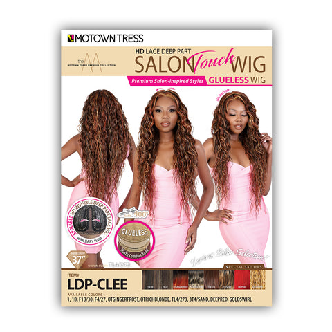 Motown Tress Salon Touch Synthetic Hair Glueless HD Lace Wig - LDP CLEE