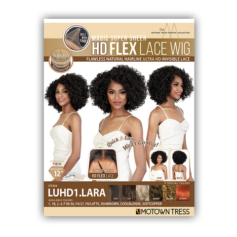 Motown Tress Synthetic Hair Glueless HD Lace Wig - LUHD1 LARA