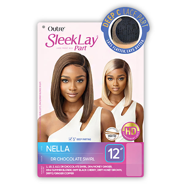 Outre Synthetic Hair Sleeklay Part HD Lace Front Wig - NELLA