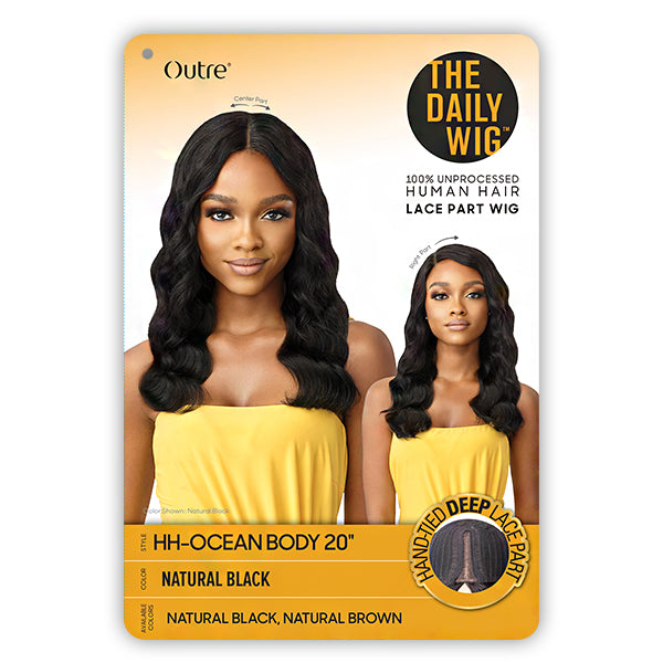 Outre The Daily Wig 100% Human Hair Lace Part Wig - HH OCEAN BODY 20