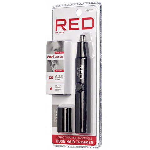 Red By Kiss NHT01 Cordless Nose Hair Trimmer