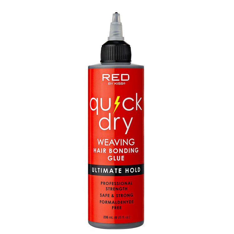 Red by Kiss UGL04D Quick Dry Weaving Hair Bonding Glue - Ultimate Hold 8oz