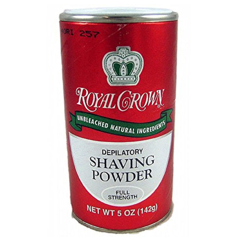 Royal Crown Depilatory Shaving Powder - Full Strength 5oz