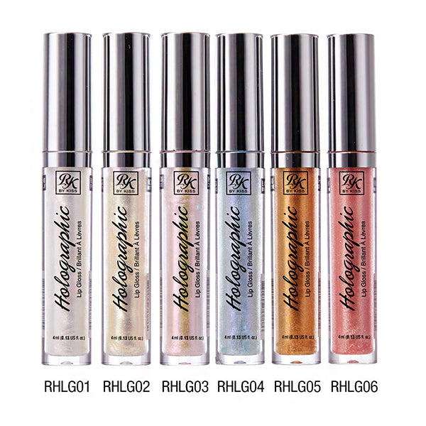 Ruby Kisses by Kiss Holographic Lip Gloss 0.13oz RHLGXX