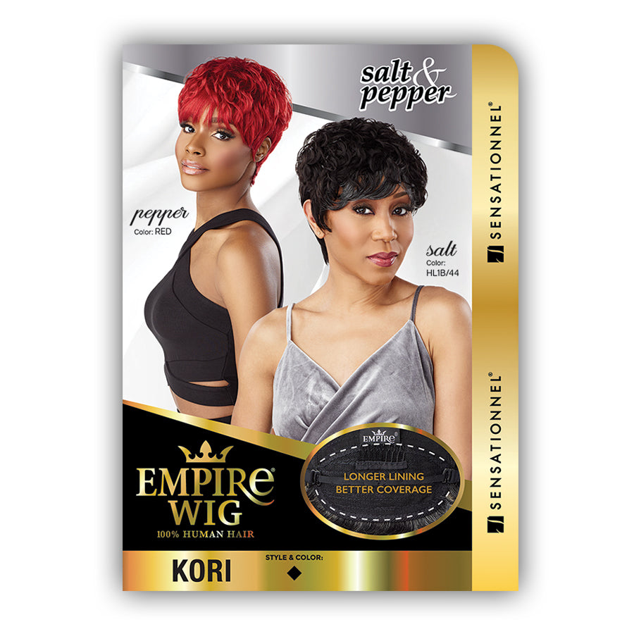 Sensationnel 100% Human Hair Empire Salt N Pepper Wig - KORI