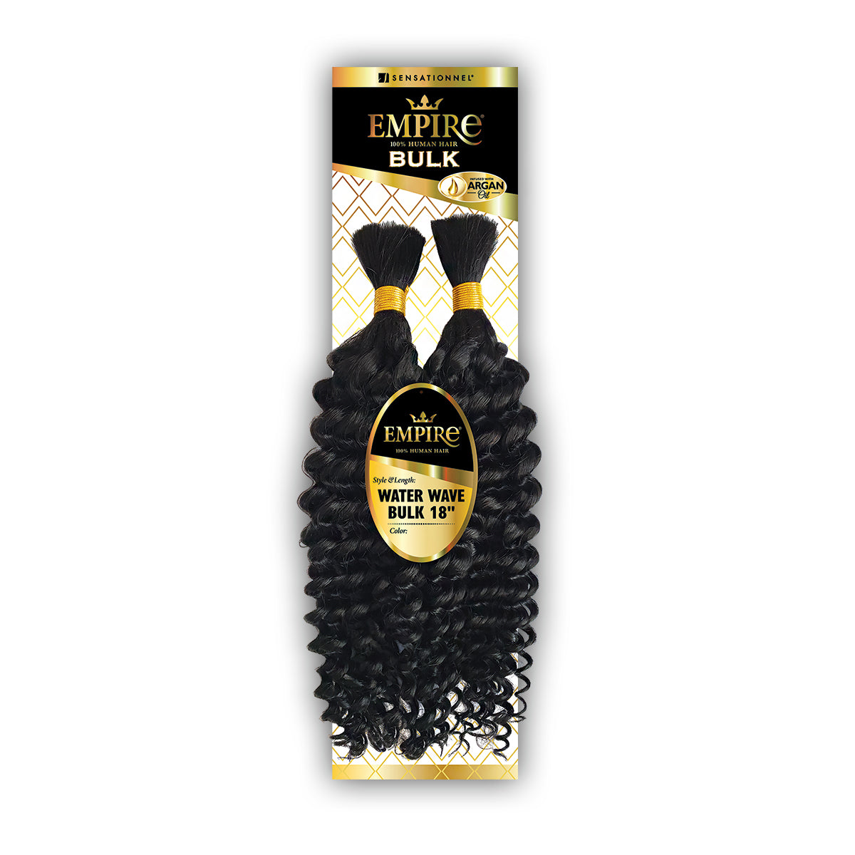 Sensationnel Empire 100% Human Hair Braid - WATER WAVE BULK 18