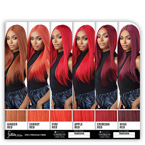 Sensationnel Shear Muse Red Krush Hair HD Lace Front Wig - TAKEISHA