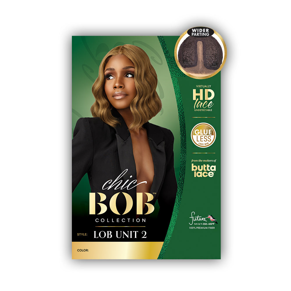 Sensationnel Synthetic Hair Butta Chic Bob Glueless HD Lace Front Wig - LOB UNIT 2