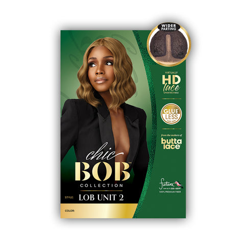 Sensationnel Synthetic Hair Butta Chic Bob Glueless HD Lace Front Wig - LOB UNIT 2