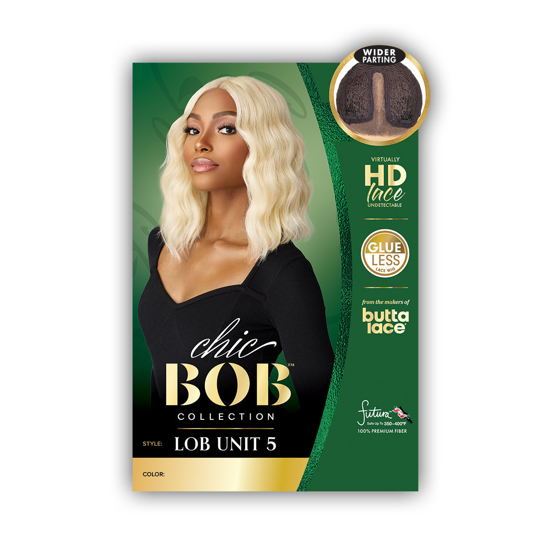 Sensationnel Synthetic Hair Butta Chic Bob Glueless HD Lace Front Wig - LOB UNIT 5