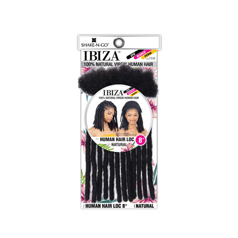 Shake N Go Ibiza 100% Natural Virgin Hair Braid - HUMAN HAIR LOC 8