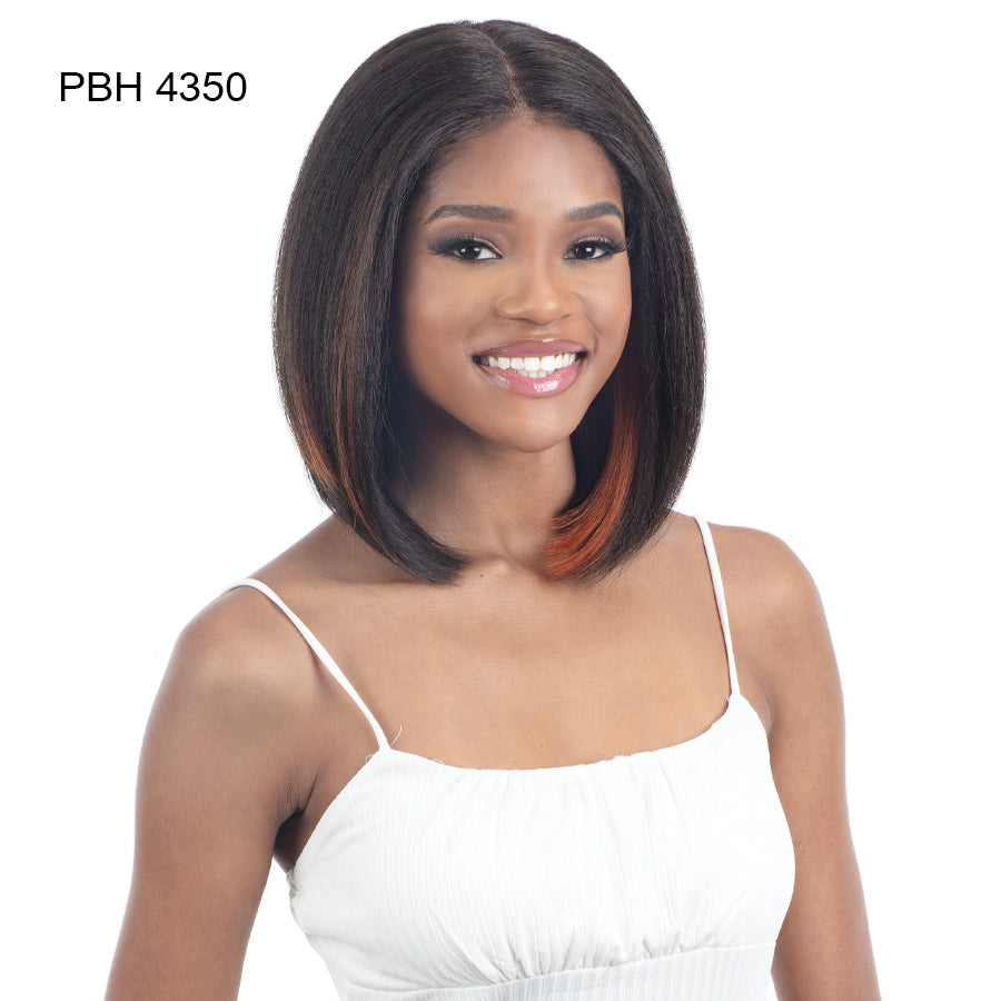 Shake N Go Snatched Synthetic Hair Glueless HD Lace Wig - SILK PRESS BOB