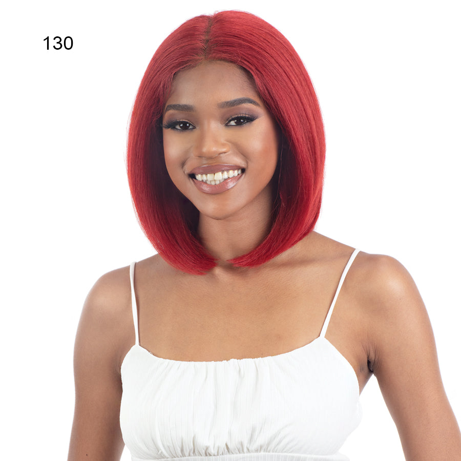 Shake N Go Snatched Synthetic Hair Glueless HD Lace Wig - SILK PRESS BOB