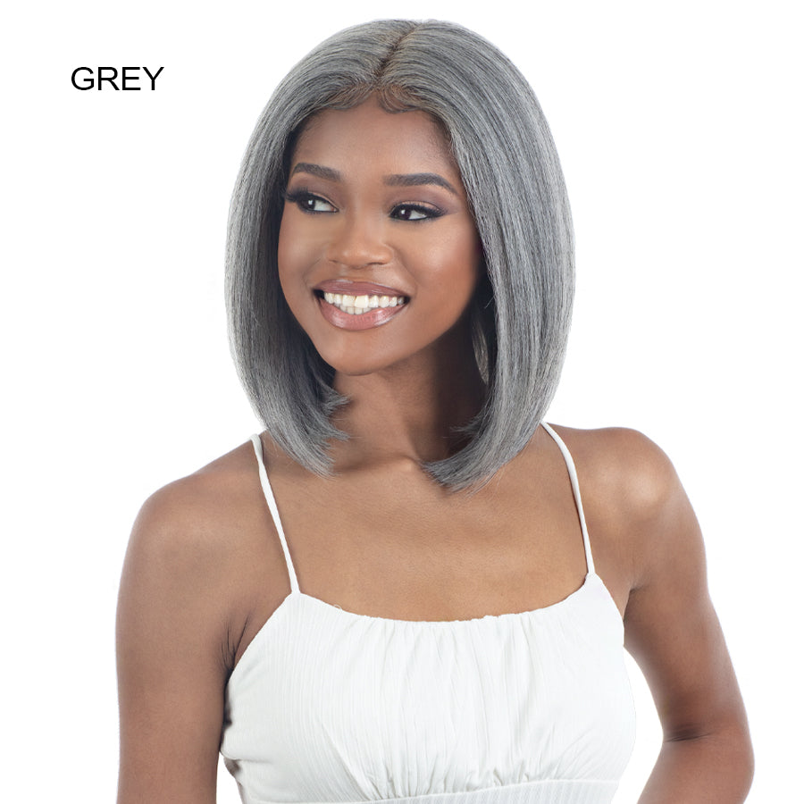 Shake N Go Snatched Synthetic Hair Glueless HD Lace Wig - SILK PRESS BOB