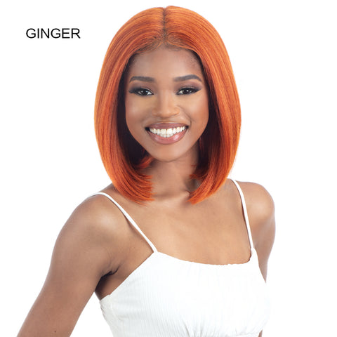 Shake N Go Snatched Synthetic Hair Glueless HD Lace Wig - SILK PRESS BOB