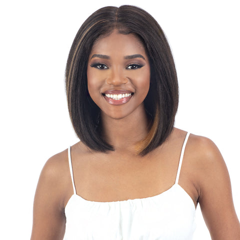 Shake N Go Snatched Synthetic Hair Glueless HD Lace Wig - SILK PRESS BOB