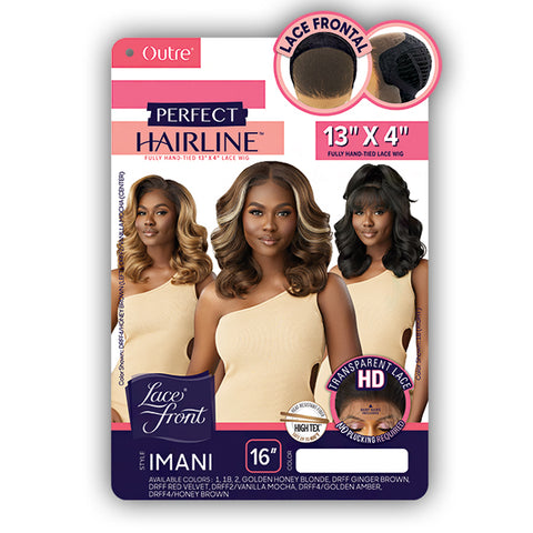 Outre Perfect Hairline Synthetic HD Lace Wig - IMANI (13x4 lace frontal)