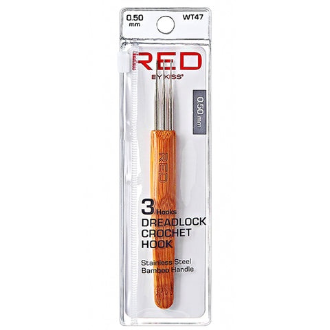 Red by Kiss WT47 Dreadlock Crochet Hook - 3 Hook