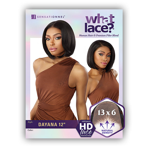 Sensationnel Human Hair Blend Cloud 9 Swiss Lace What Lace 13x6 Frontal HD Lace Wig - DAYANA 12