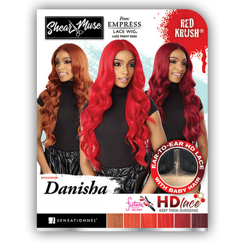 Sensationnel Shear Muse Red Krush Synthetic Hair Empress HD Lace Front Wig - DANISHA