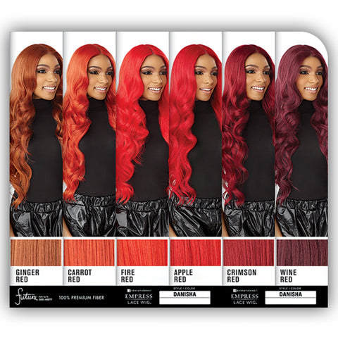 Sensationnel Shear Muse Red Krush Synthetic Hair Empress HD Lace Front Wig - DANISHA