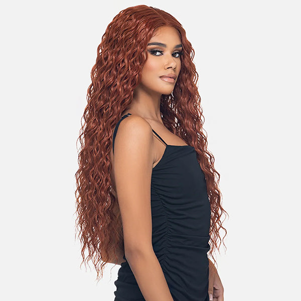 Vivica Fox Wanna Bee Human Hair Blend HD Lace Front Wig - WNB 4