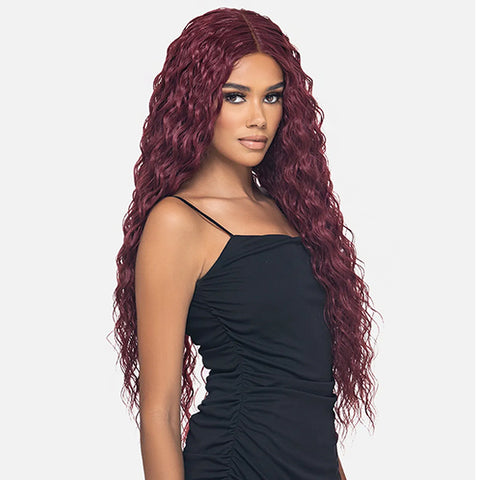 Vivica Fox Wanna Bee Human Hair Blend HD Lace Front Wig - WNB 4